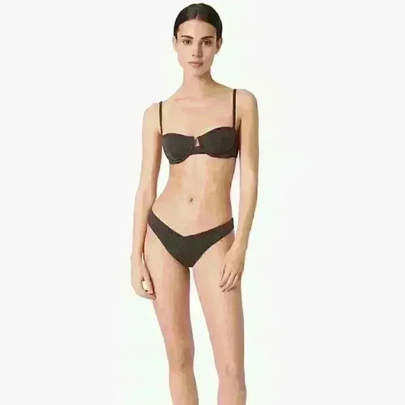 NEW! Onia Women’s XL Dalia Feline Swim Top NWT $95 - Picture 2 of 2